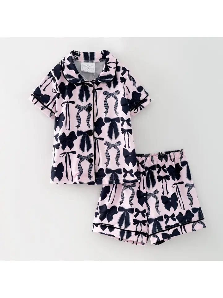 PRESALE: Pink Bow Pajama Set | Mom & Me
