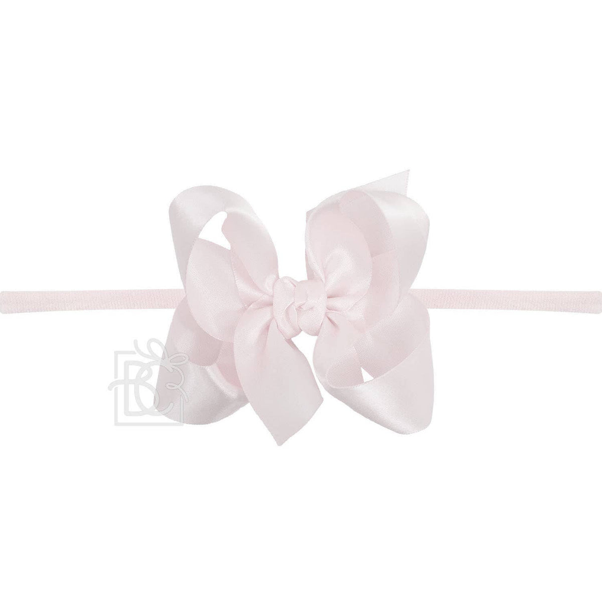 1/4" PANTYHOSE HEADBAND W/SATIN BOW