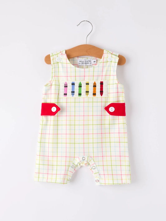 Crayon Boy Romper