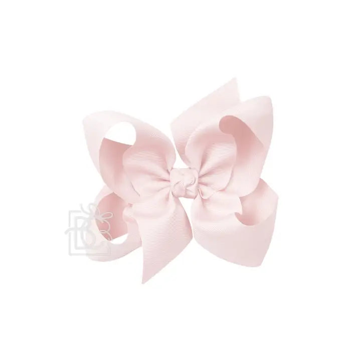 Signature Grosgrain Bow On Clip" - 6.5" (multiple colors)