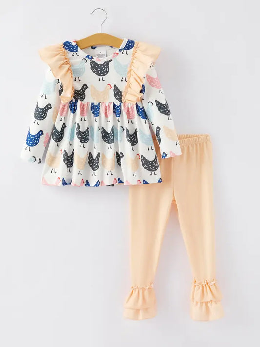 Hen Print Set