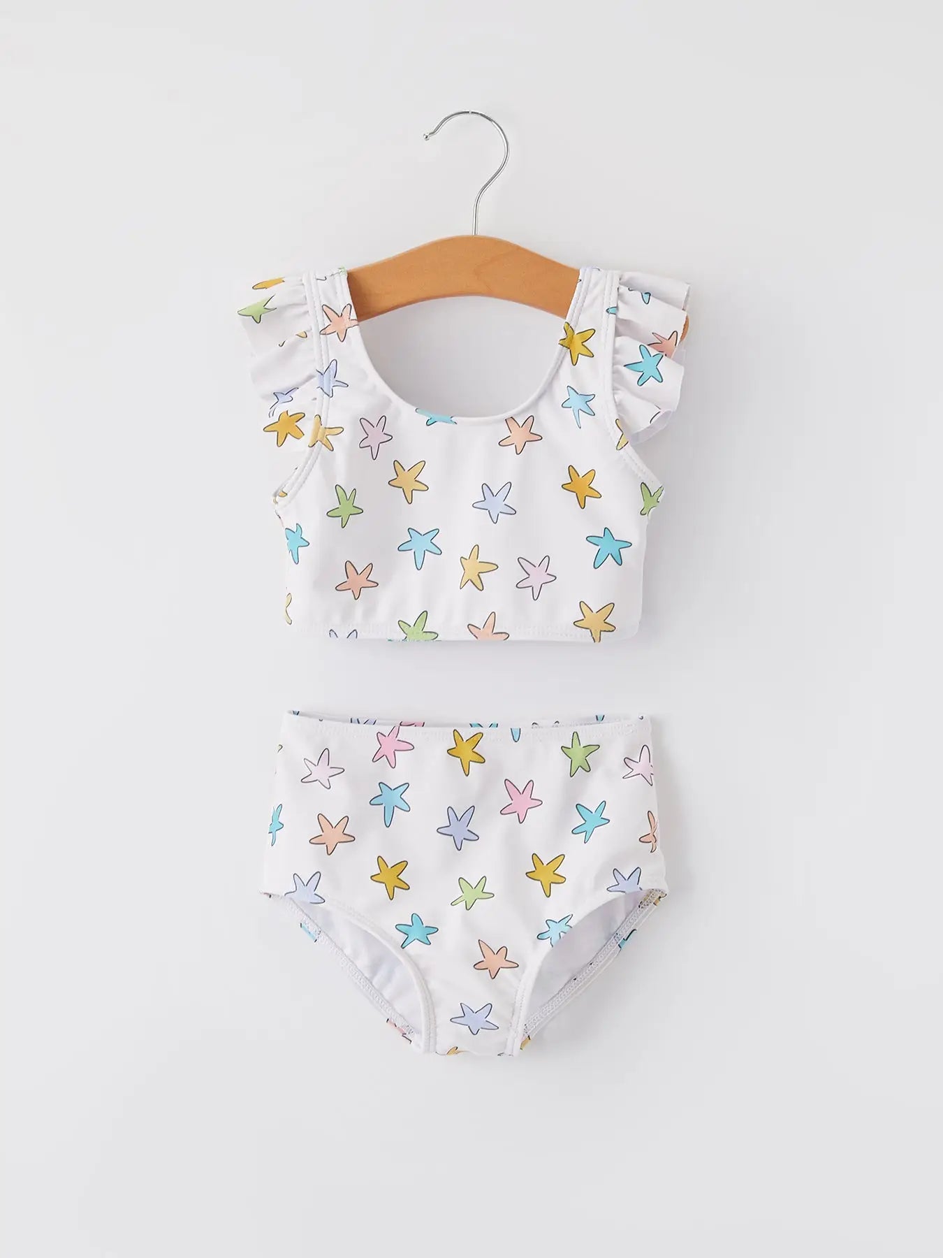 Starry Splash Ruffle Swimsuit