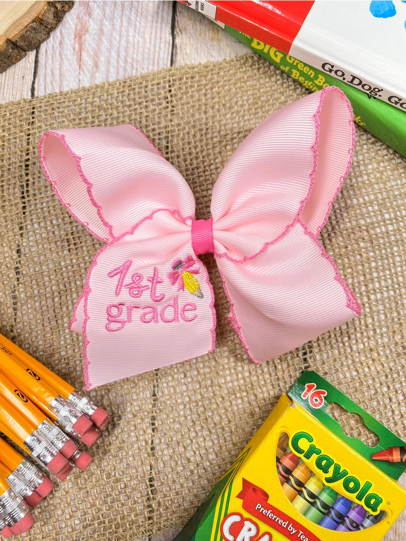 Pink Grade Level Bows