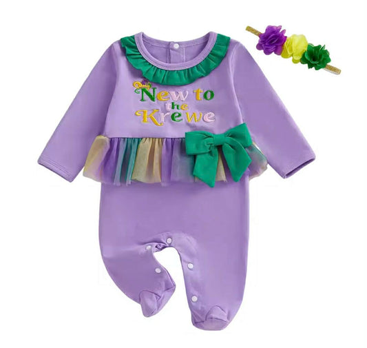 New to the Krewe Romper
