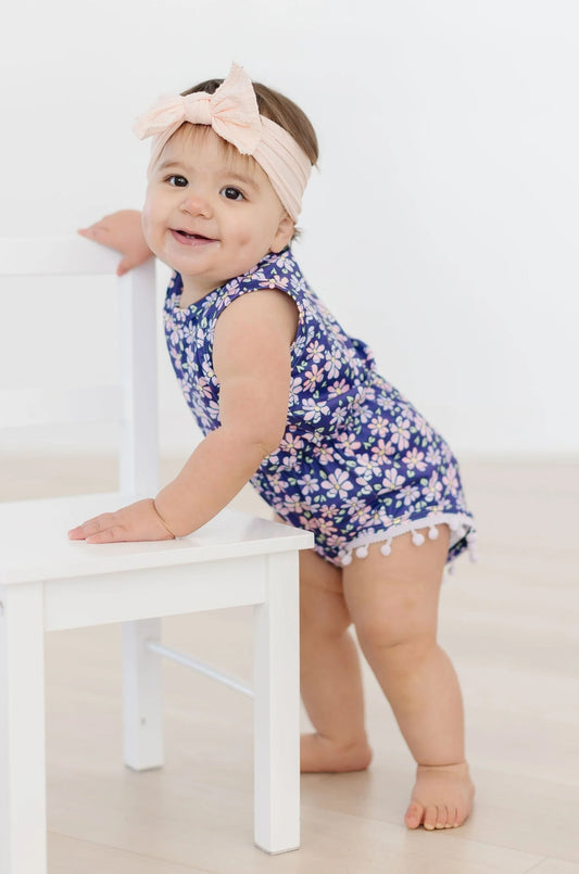 Botanical Beauty Pom Pom Romper