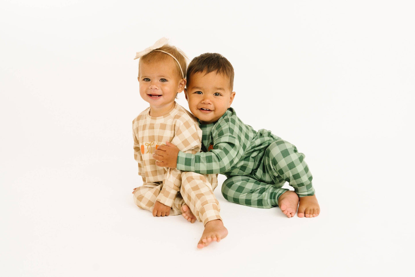 Pumpkin Season Embroidered Crewneck Set