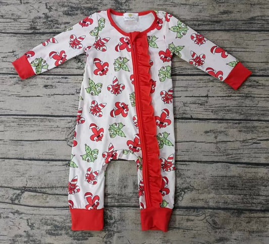 Pink Fleur De Lis Christmas Sleeper