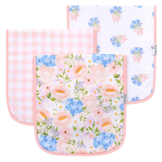 3 Pack Premium Burp Cloths - Penelope