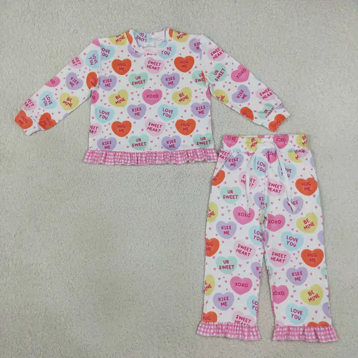 PREORDER - Conversation Heart Pant Set