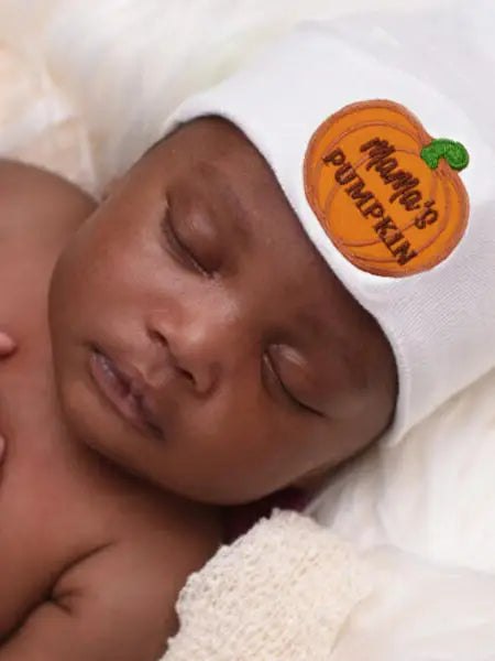Mama'S Pumpkin Gender Neutral Hospital Hat Baby Hat
