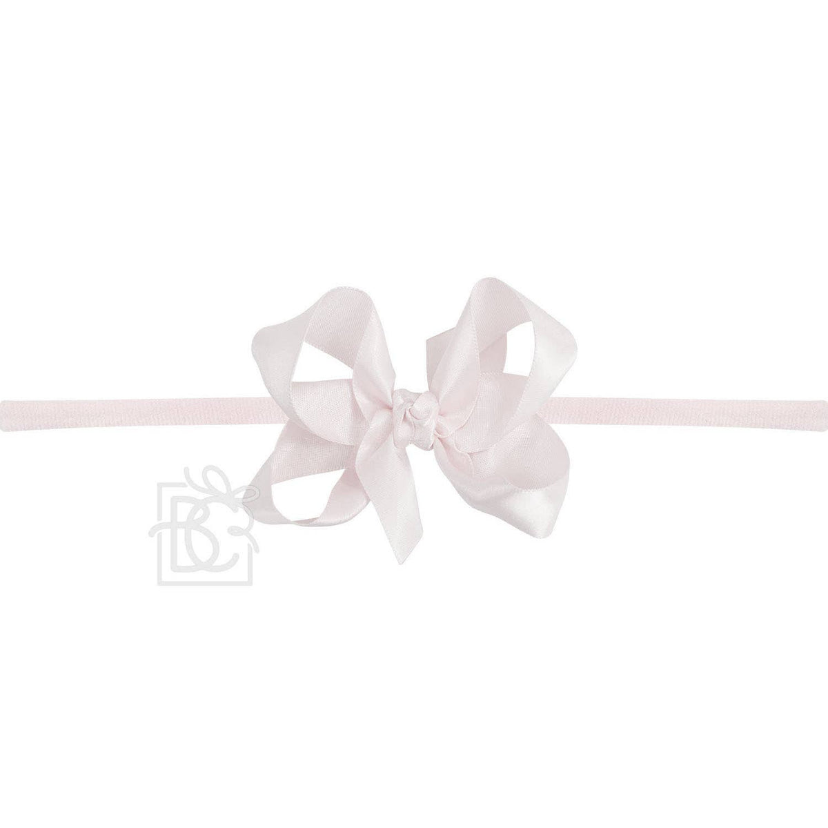 1/4" PANTYHOSE HEADBAND W/SATIN BOW