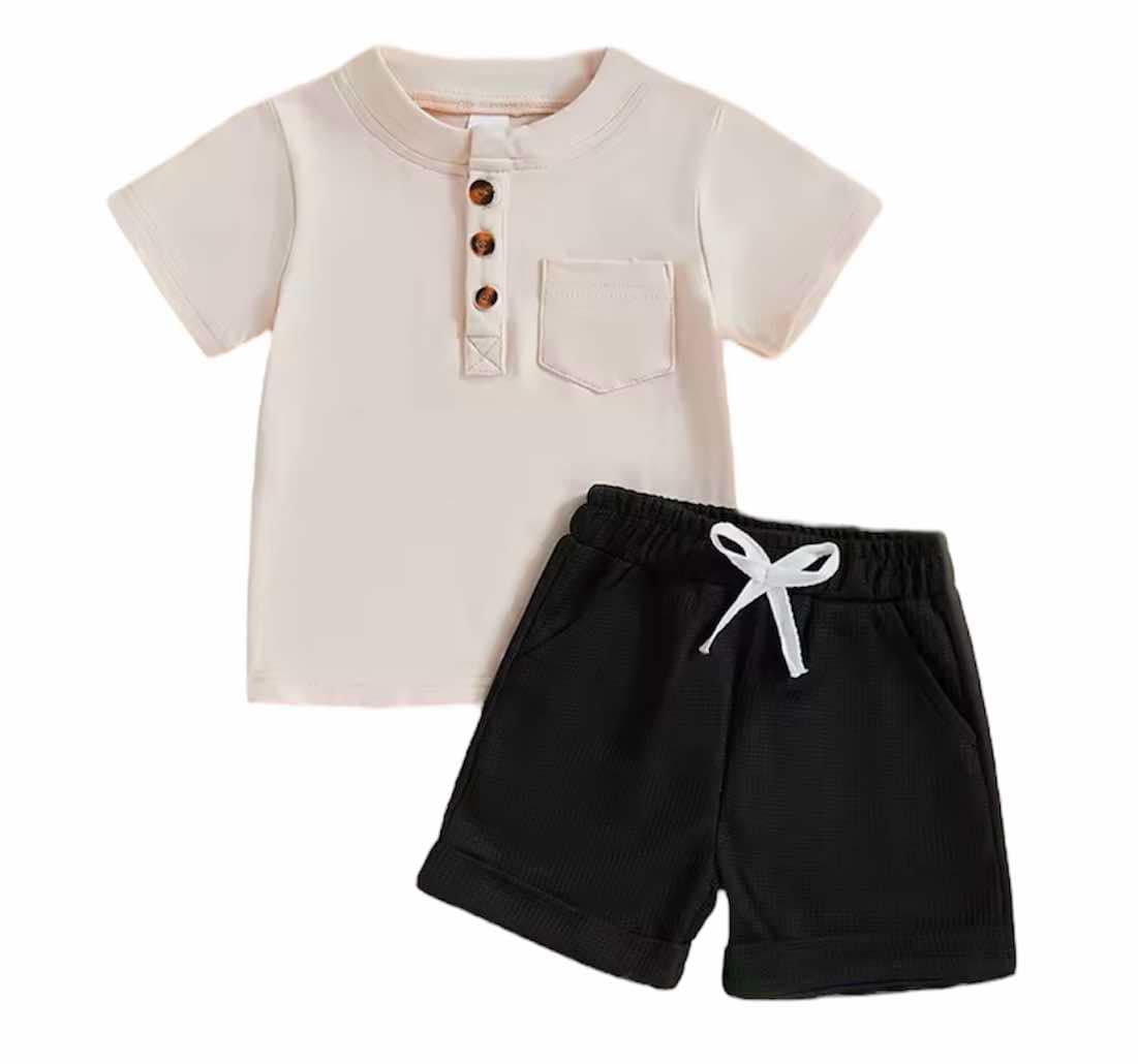 Little Gentleman Henley Set (PRESALE - Est. Arrival End of March/Early April)