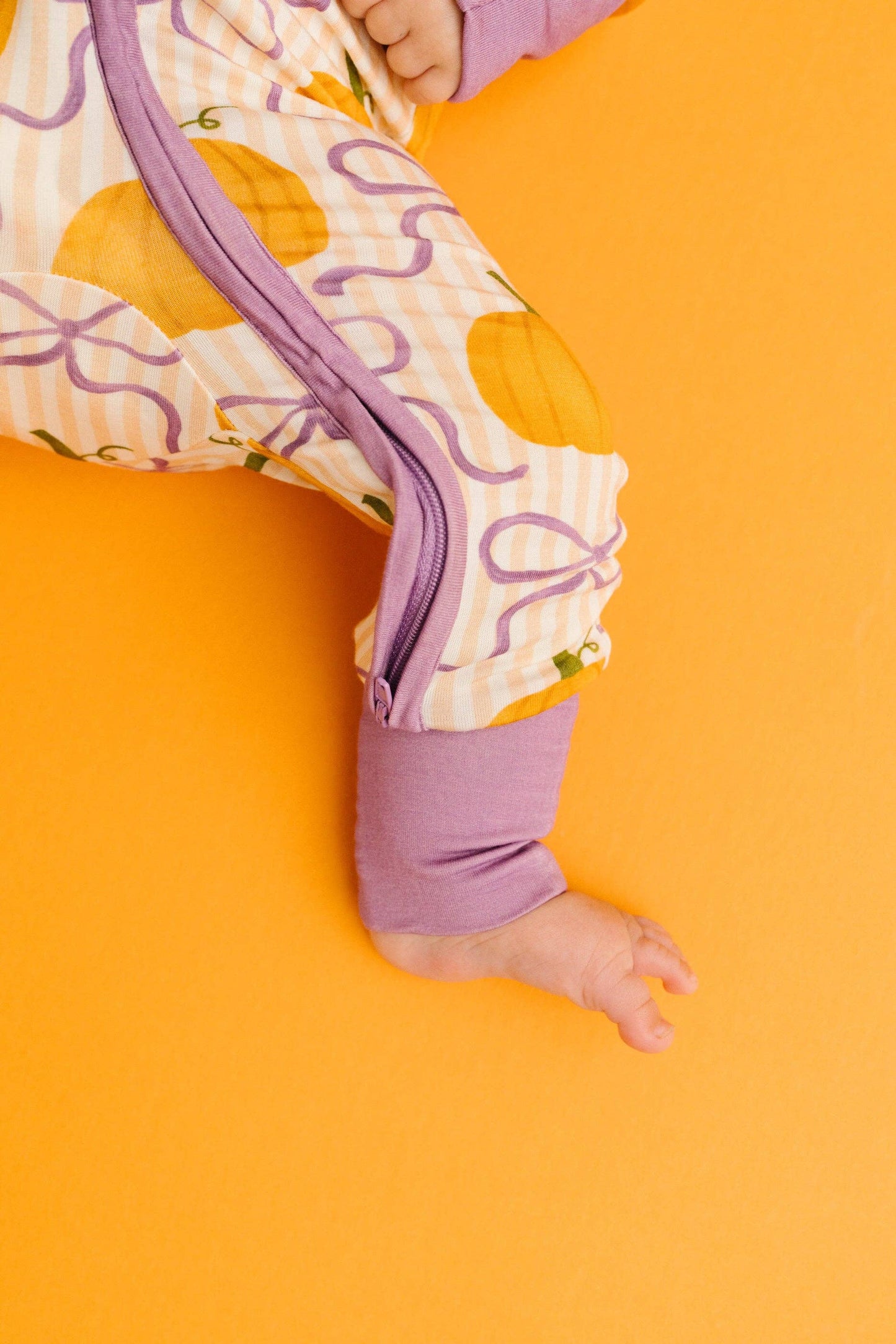 Pumpkin & Bows Bamboo Sleeper