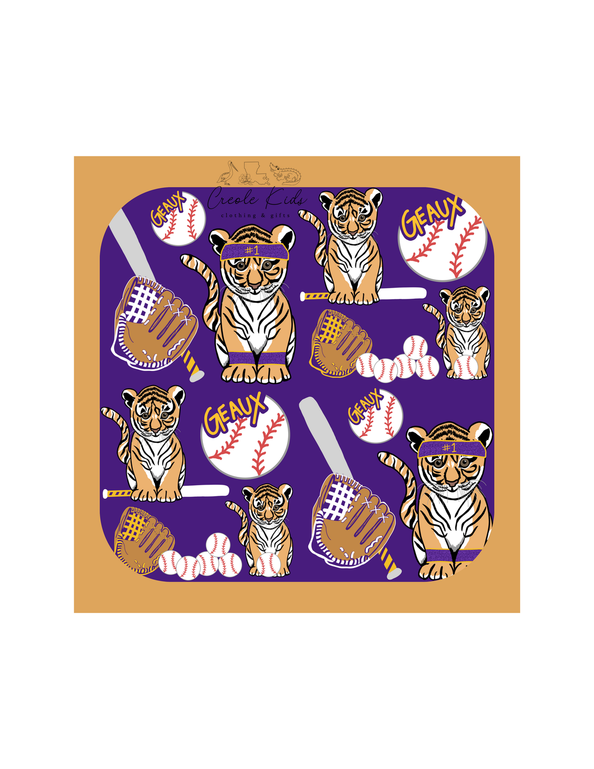 TINY TIGER HOME RUN BOY CONVERTIBLE FOOTIE BAMBOO ROMPER