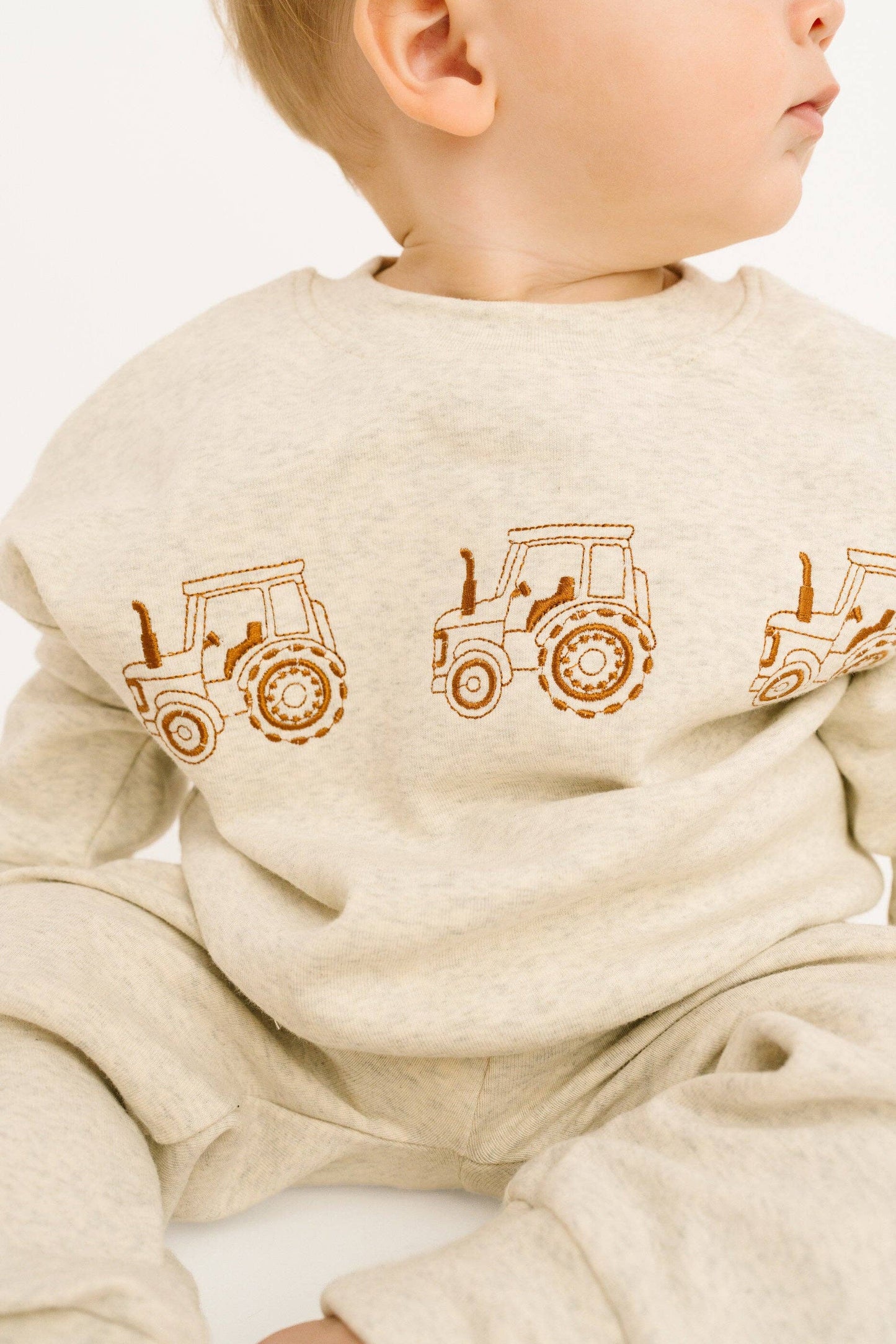 Tractor Embroidered Crewneck Set (ETA: 8/26/26)