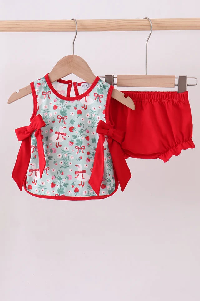 Strawberry Goose Bloomer Set