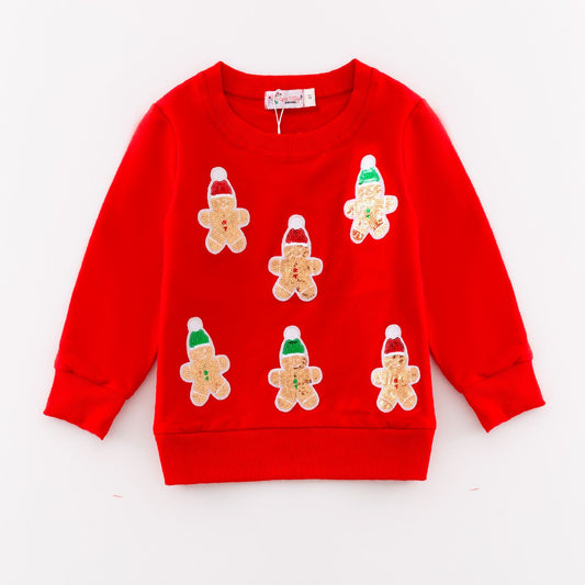 Gingerbread Sequin Shirt