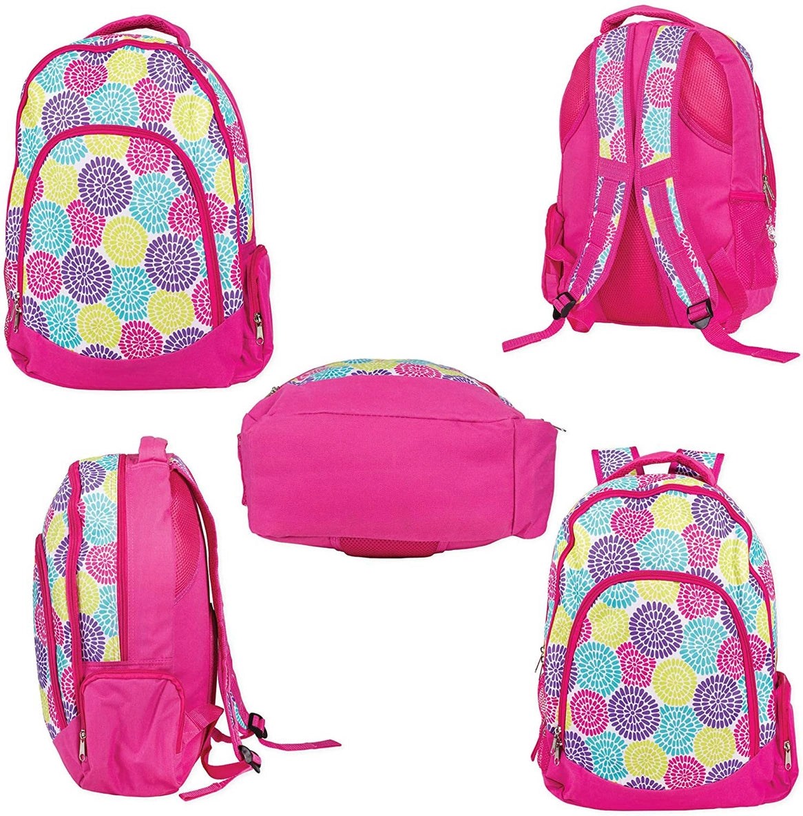 Flower Petal Burst School Backpack