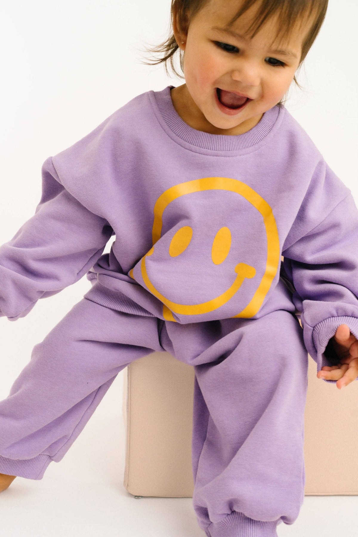 Violet Happy Sweatsuit