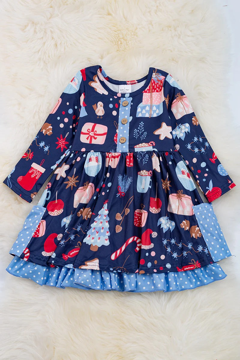 Navy Present Dress