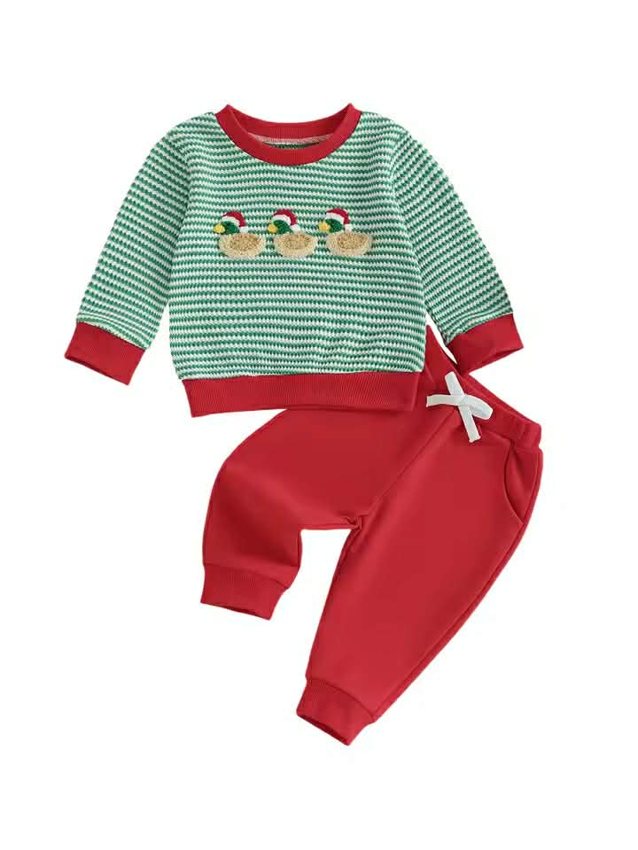 Duck Christmas Jogger Set