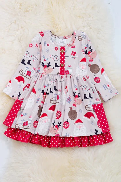 Santa & Reindeer Dress