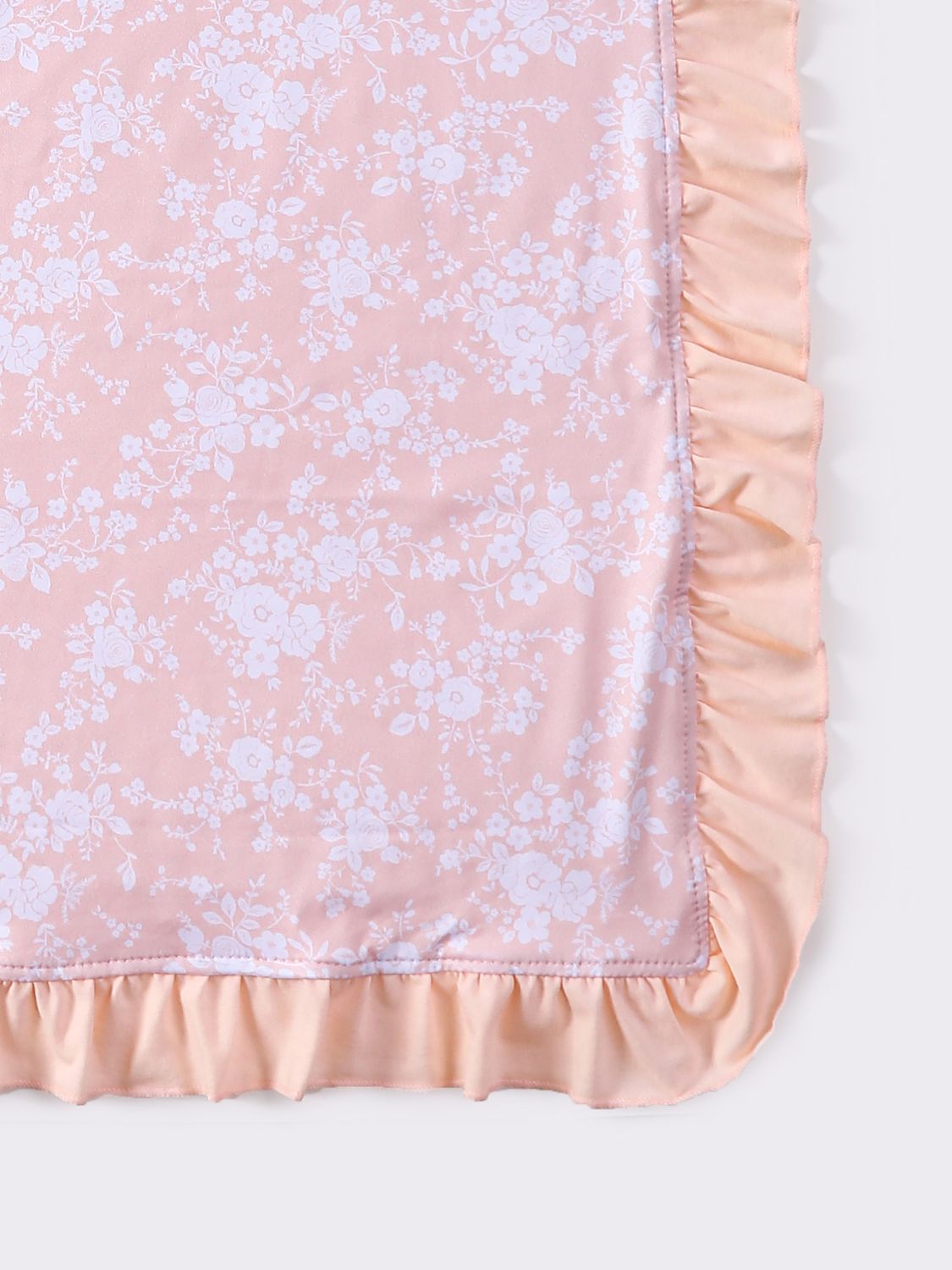 Blush Floral Minky Blanket
