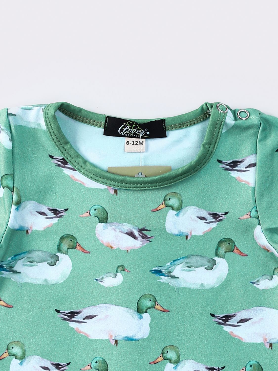 Green Mallard Boy Romper