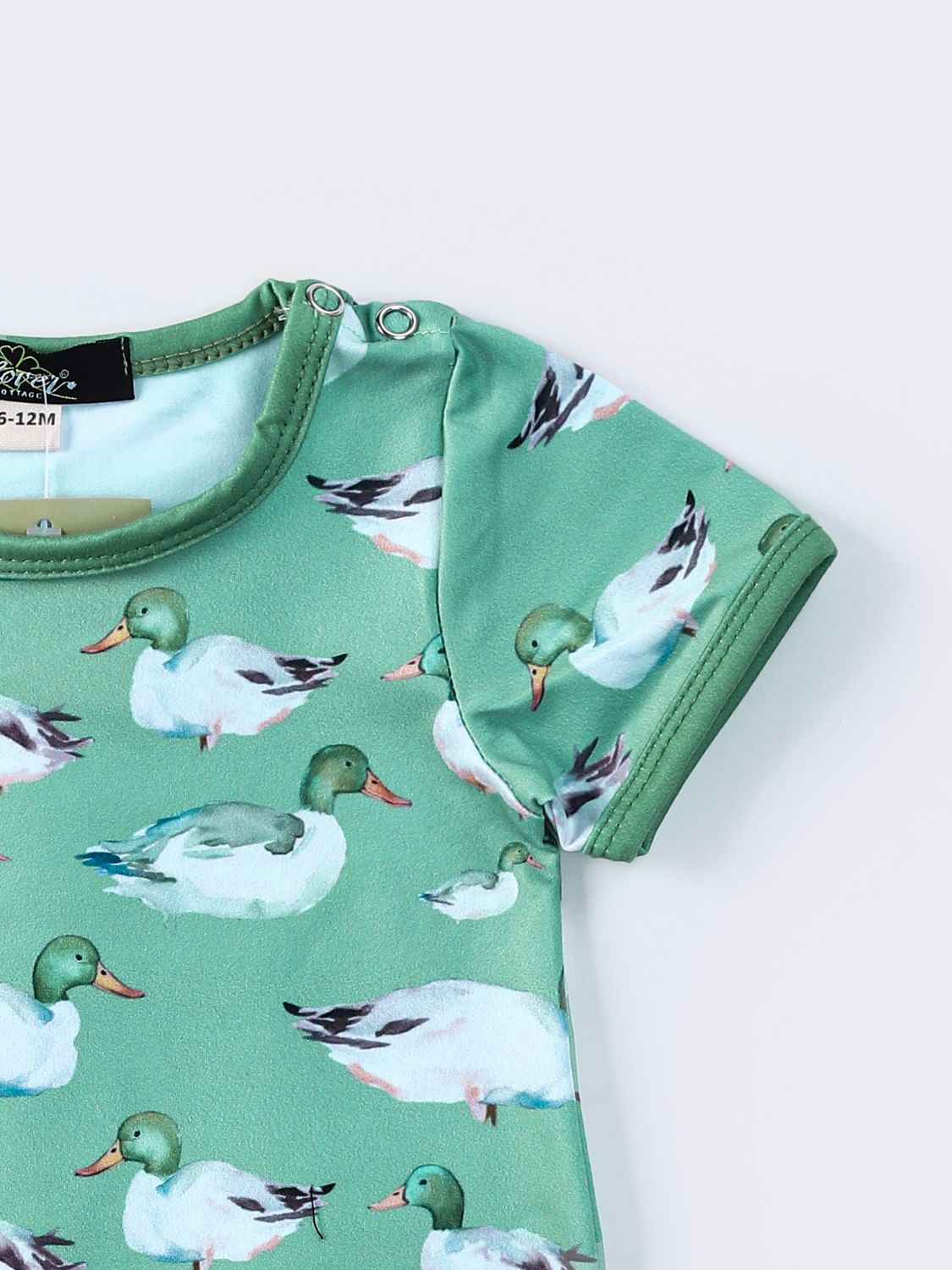 Green Mallard Boy Romper