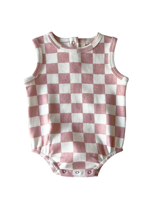 Strawberry Shortcake Checkerboard / Organic Dune Bubble