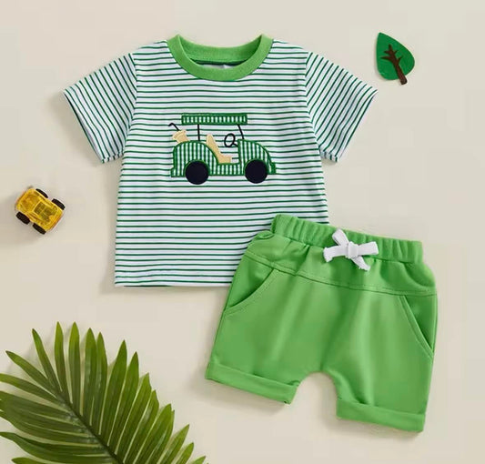 Little Golfer Short Set