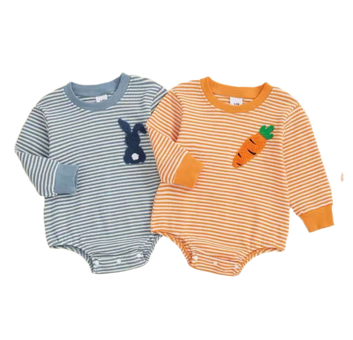 Bunny & Carrot Cutie Rompers (est arrival 3/25/25