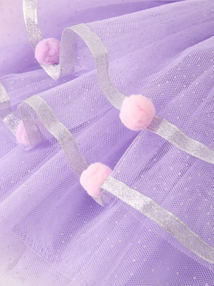 Thanksgiving Tulle Pink Purple Tutu Dress (ETA: Mid July)