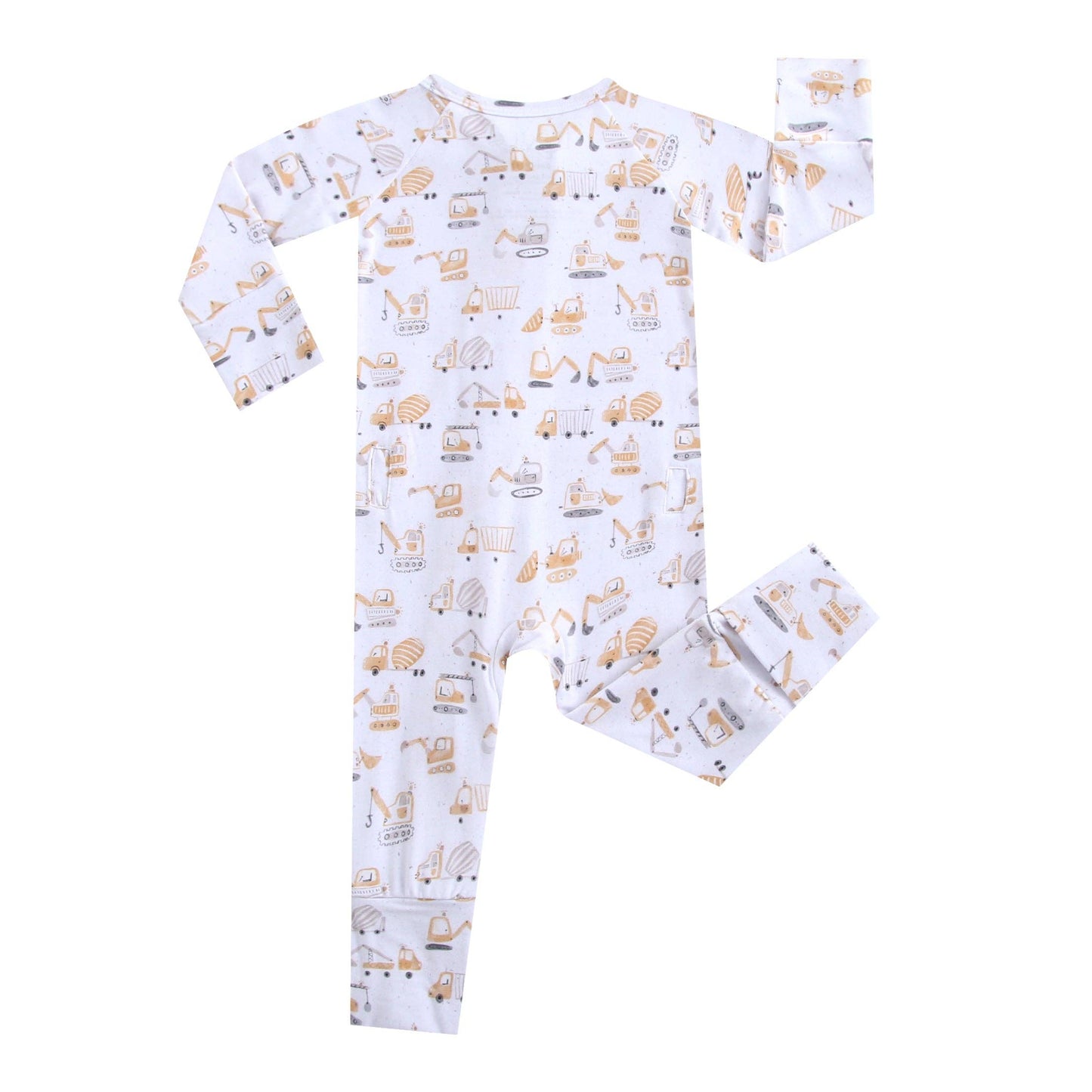 Dig This Zippered Baby Romper