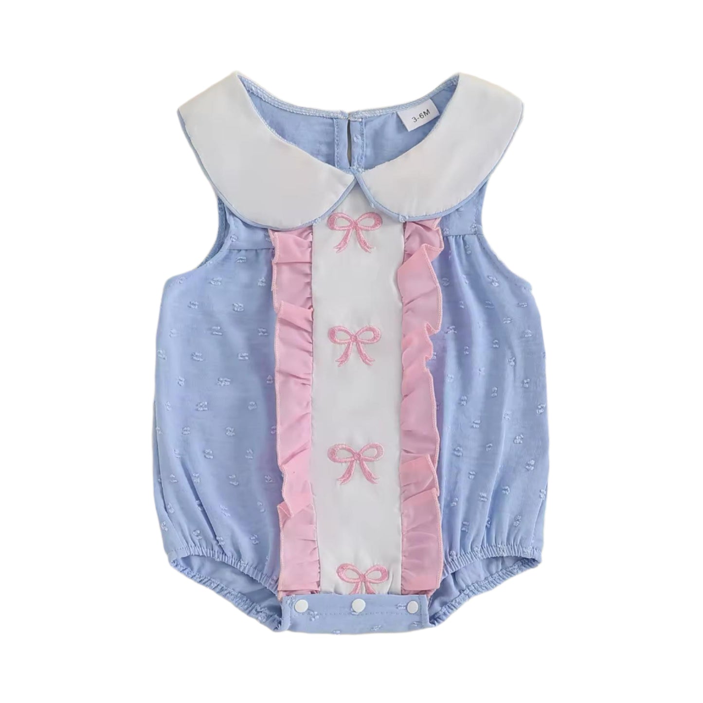 Ruffle & Ribbon Romper