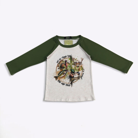 Thank You for Our Food Raglan