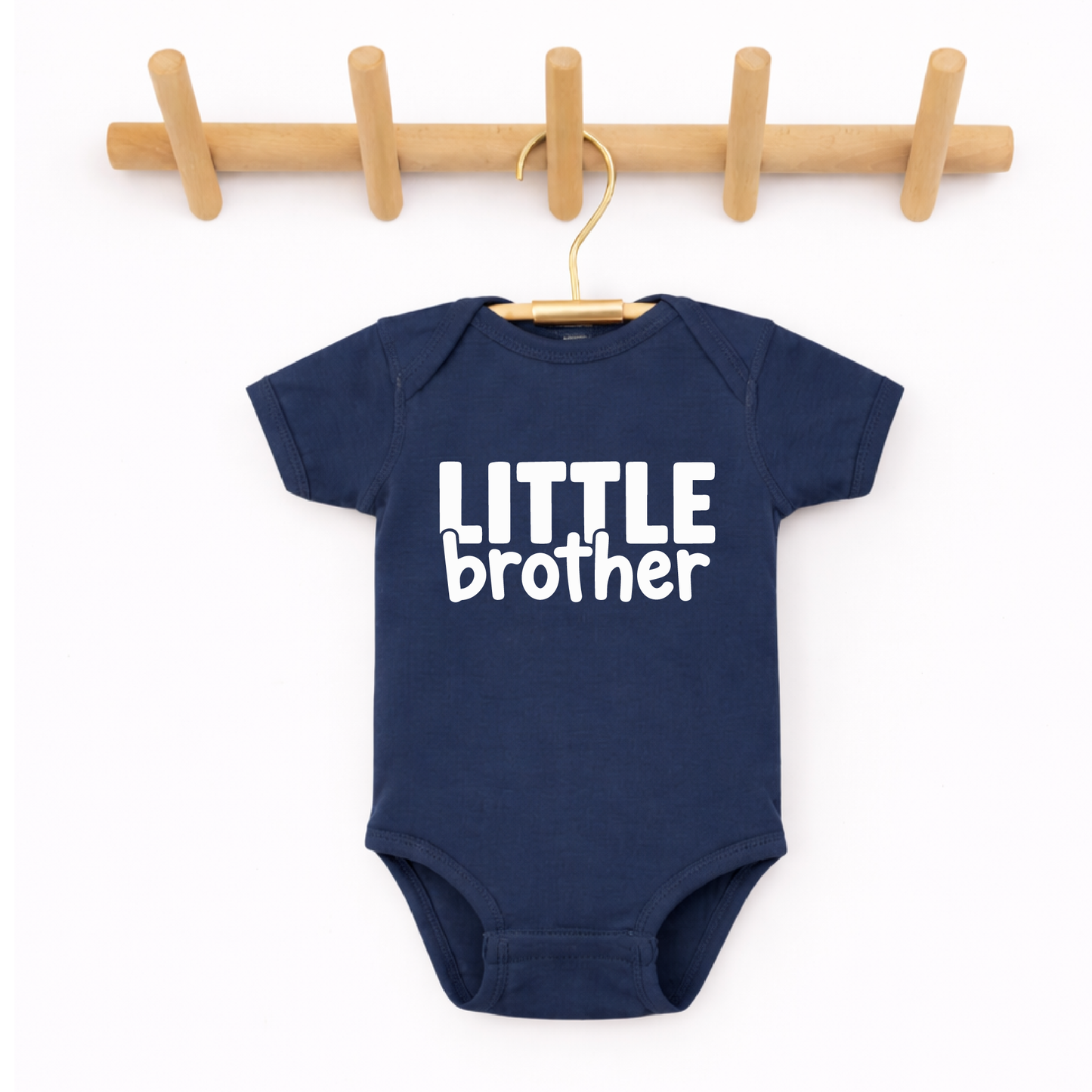 Little Brother Baby Boy Onesie (newborn)
