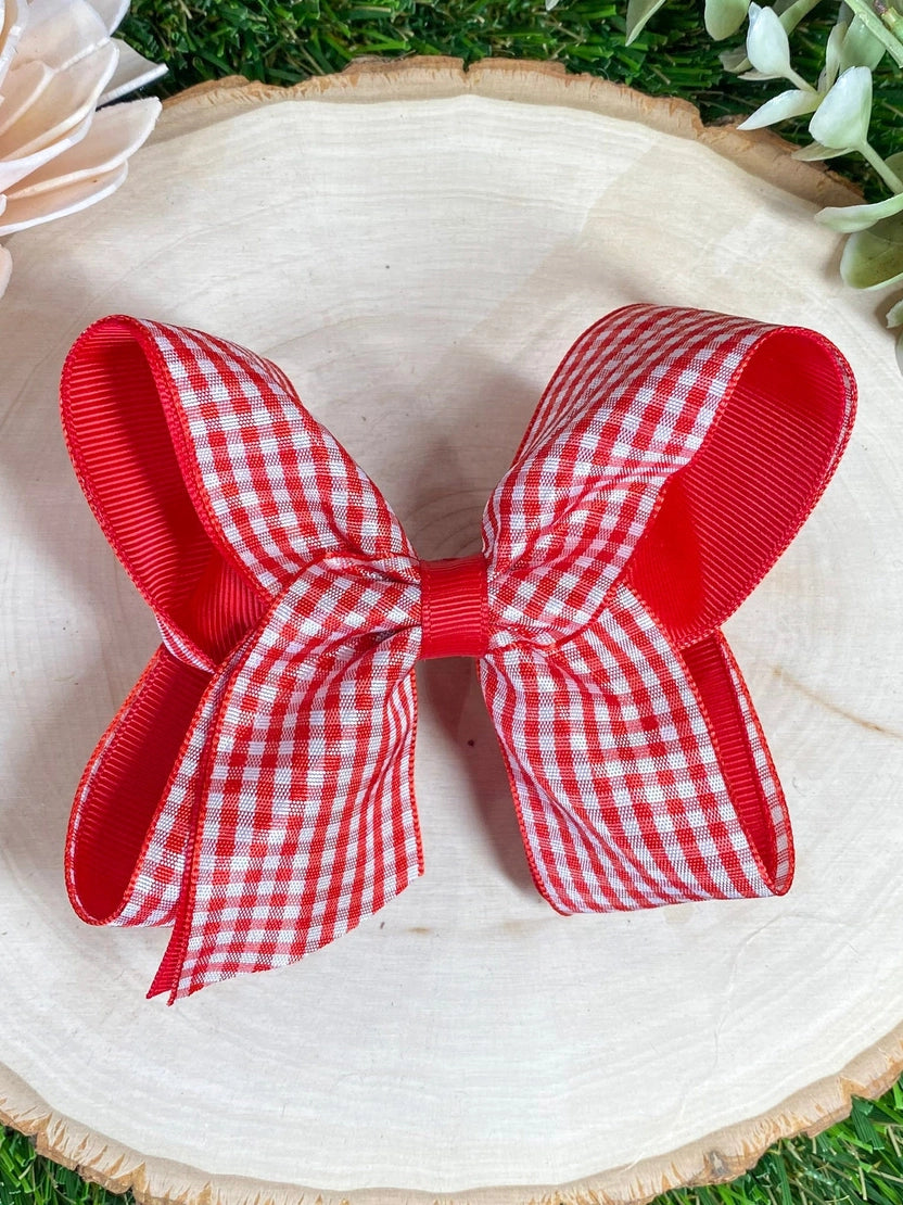 Gingham Classic Bows