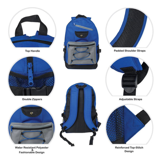 Royal Blue Laptop School Backpack