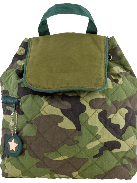 Quilted Baby Backpack - Camo
