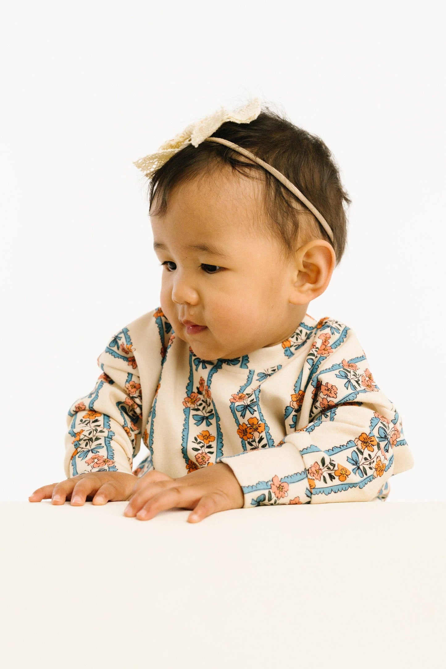 Cottage Bouquet Crewneck Set 5T