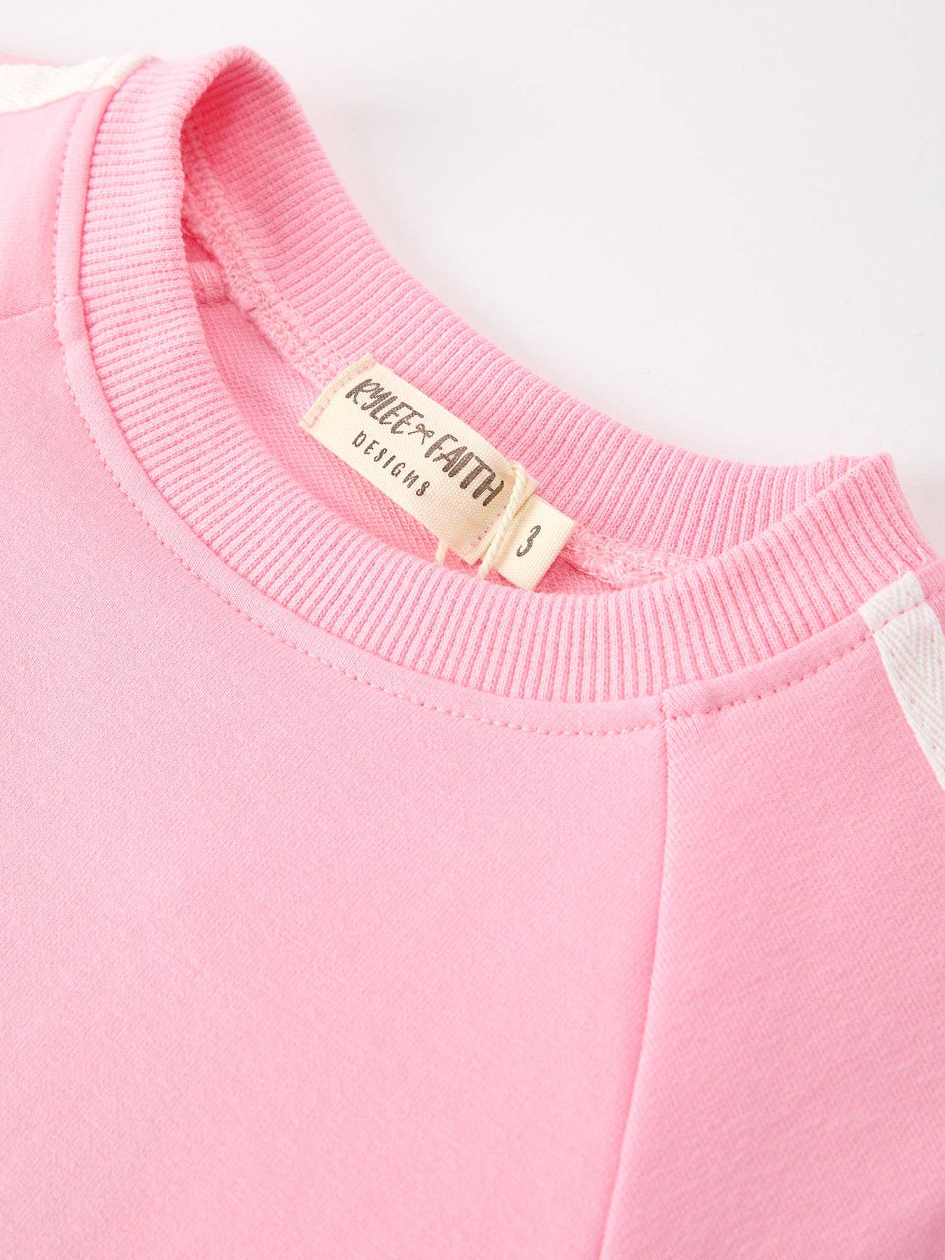 PRESALE: Bubblegum Pink Bow Trim Sweatshirt and Pants Set - ETA End of August