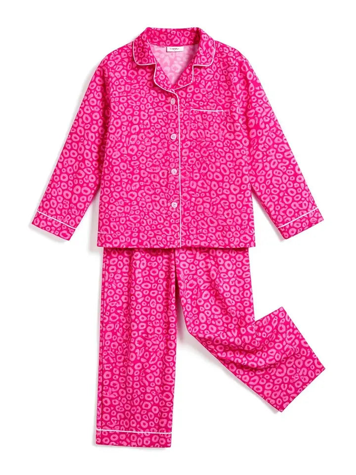 Mommy & Me Pink Animal Print Pj's