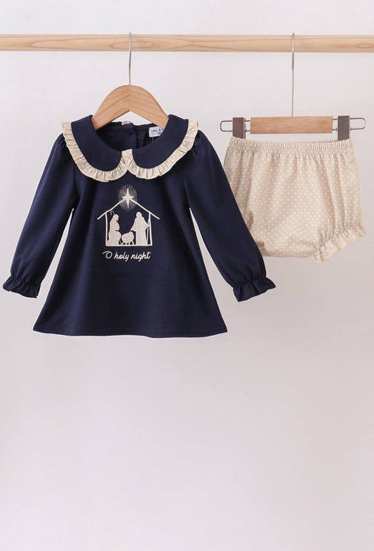 Away in a Manger Bloomer Set