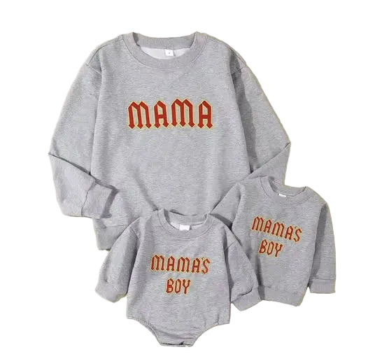 Mama's Boy & Mama Shirts/Rompers (Mama runs small)