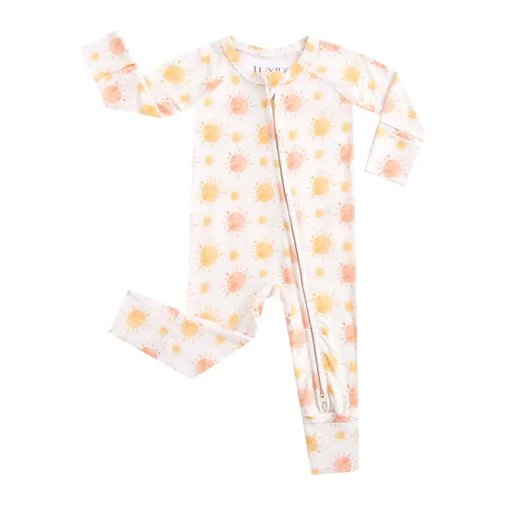 Brighter Days Zippered Baby Romper (ETA: 7/21/26)