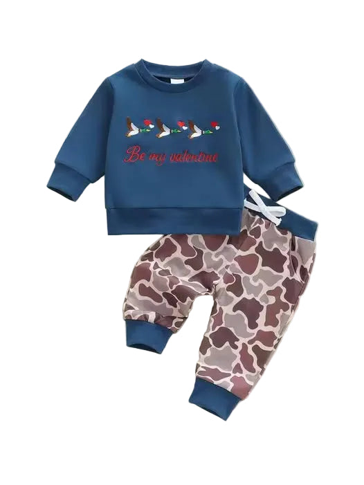 Be My Valentine Duck Jogger Set