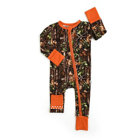 Hunter Camo Zip Sleepies Little Bamboo Sleeper