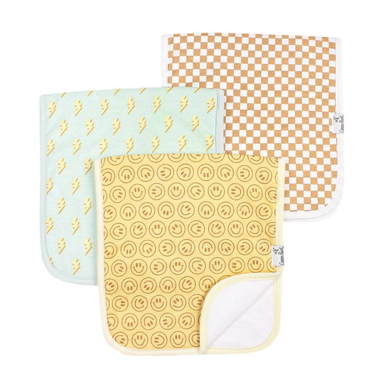3 Pack Premium Burp Cloths - Vance
