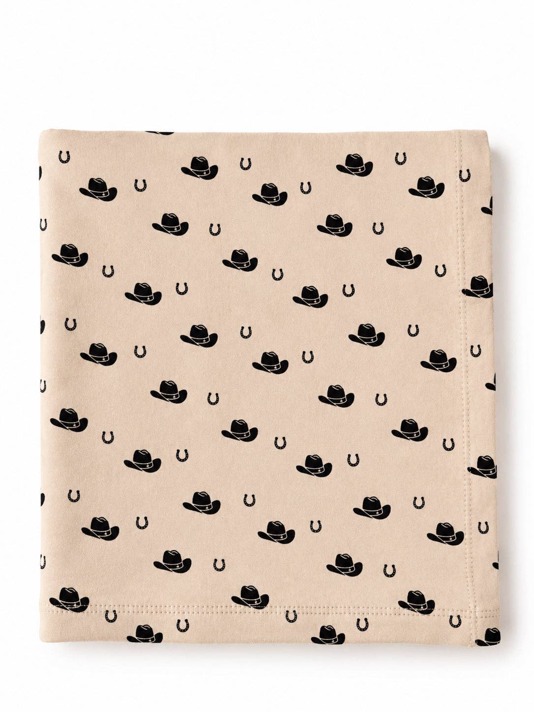 Cowboy Hats / Organic Cotton Swaddle
